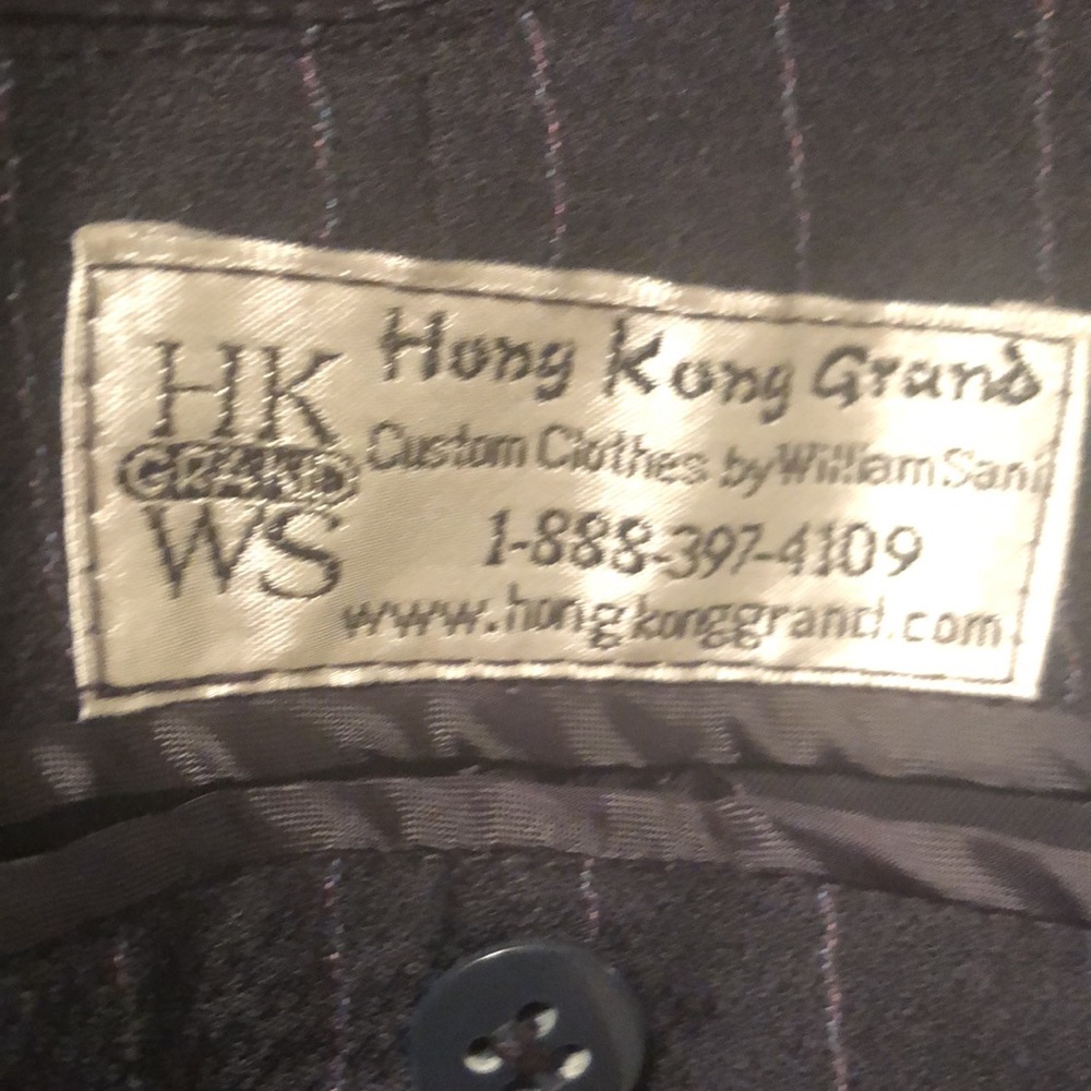 2 Custom Made Men’s Suits Size 40r With 3 Shirts - image 3